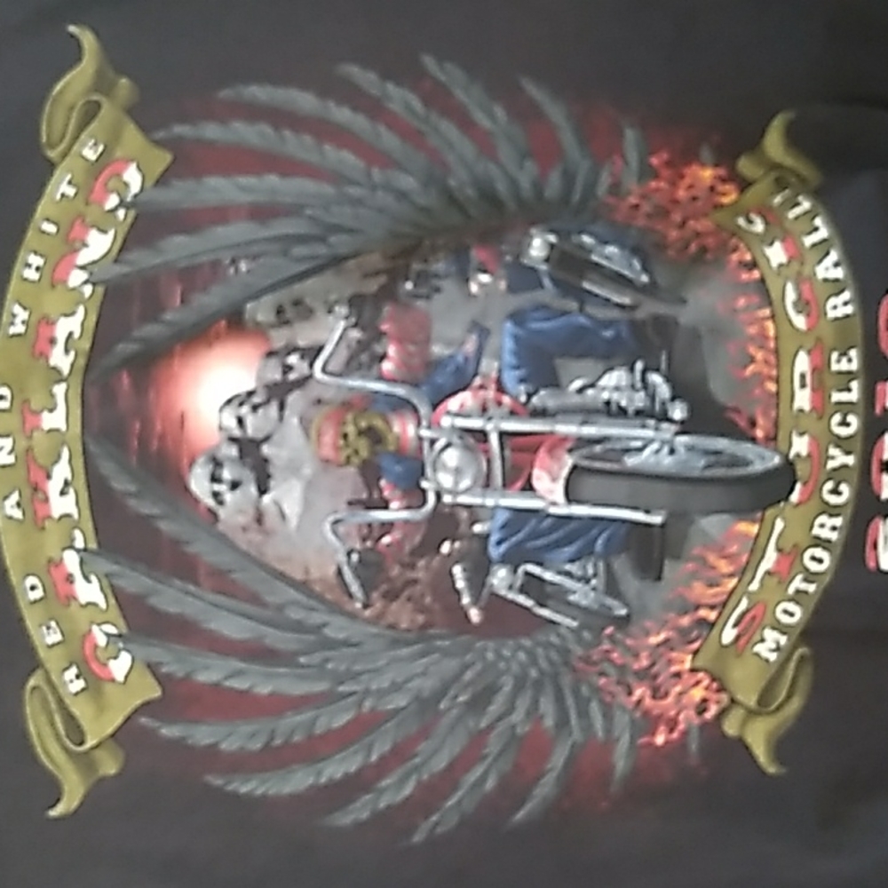 Very rare H.A. (Oakland) Red&White 3x shirt